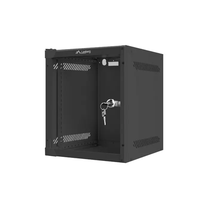LANBERG WALL-MOUNTED RACK CABINET 10" 6U (280X310, BLACK)