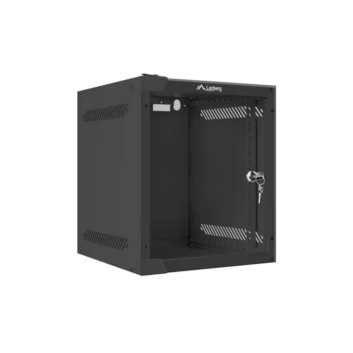 LANBERG WALL-MOUNTED RACK CABINET 10" 6U (280X310, BLACK)