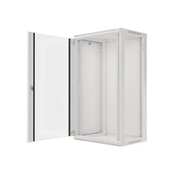 Lanberg Wall mounting rack cabinet 19'' 22U 600x450mm Grey