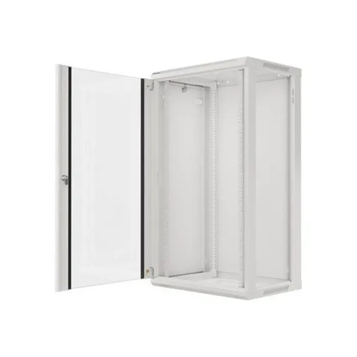 Lanberg Wall mounting rack cabinet 19'' 22U 600x450mm Grey