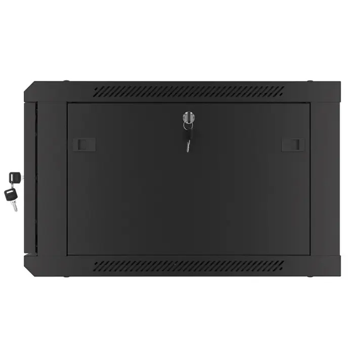 Lanberg WF01-6606-00B rack cabinet 6U Wall mounted rack Black