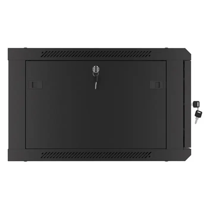 Lanberg WF01-6606-00B rack cabinet 6U Wall mounted rack Black