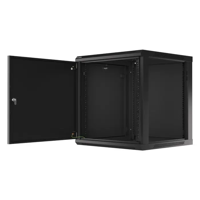 Lanberg WF01-6612-00B rack cabinet 12U Wall mounted rack Black