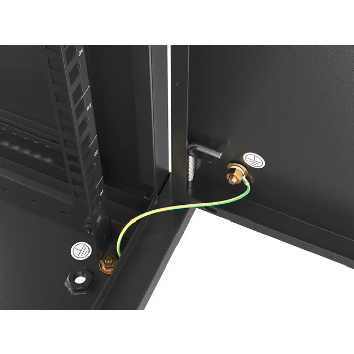 Lanberg WF01-6612-00B rack cabinet 12U Wall mounted rack Black