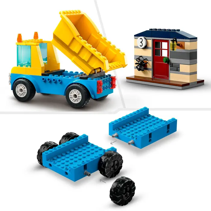 LEGO 60391 City Construction Vehicles and Crane with Wrecking Ball Construction Toy