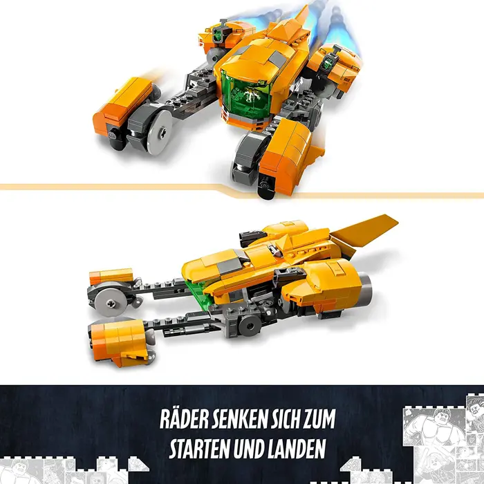 LEGO 76254 Marvel Baby Rocket Ship Construction Toy