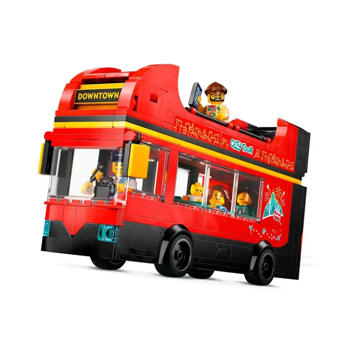 LEGO City 60407 Czerwony, piętrowy autokar