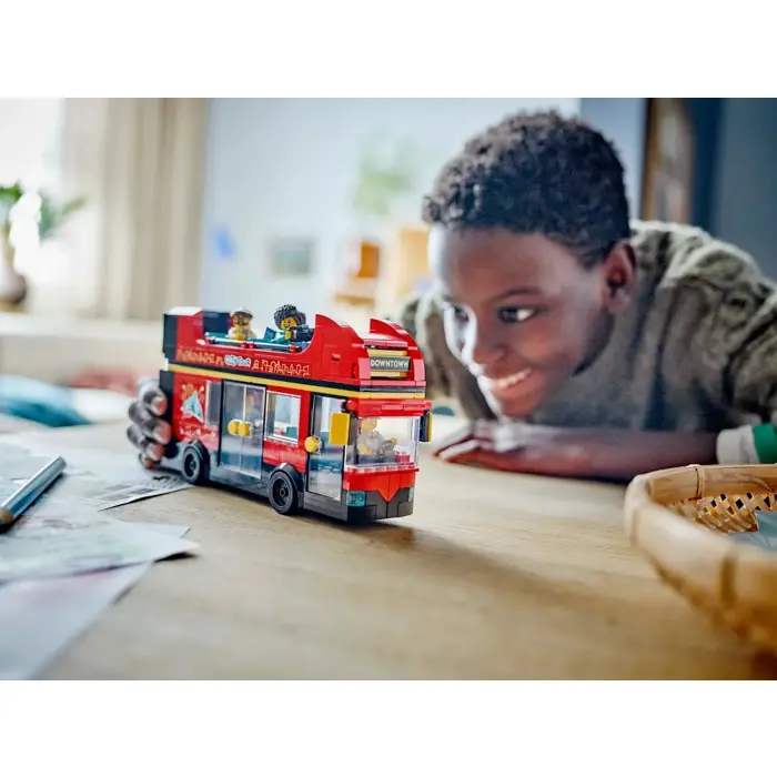 LEGO City 60407 Czerwony, piętrowy autokar