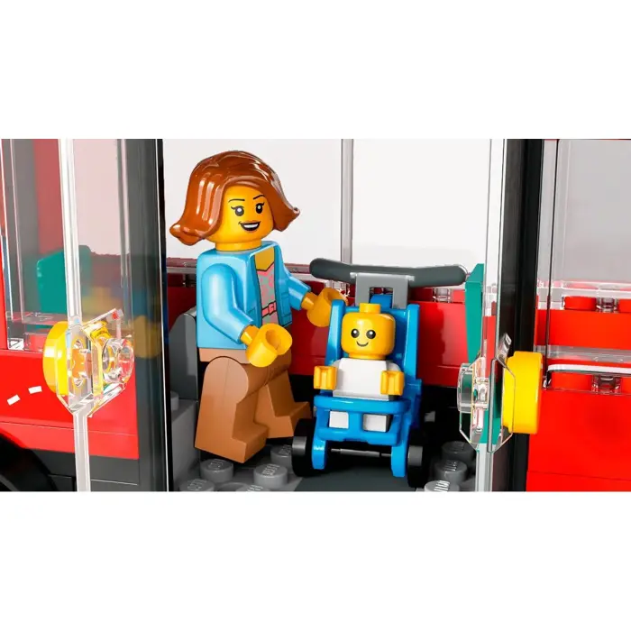 LEGO City 60407 Czerwony, piętrowy autokar