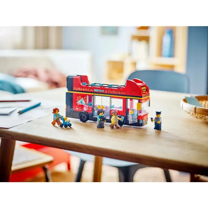LEGO City 60407 Czerwony, piętrowy autokar