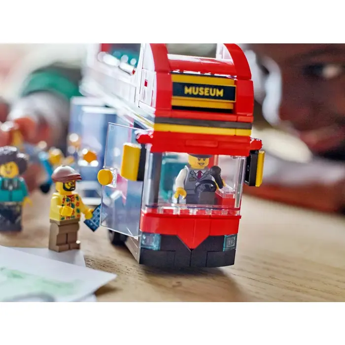 LEGO City 60407 Czerwony, piętrowy autokar