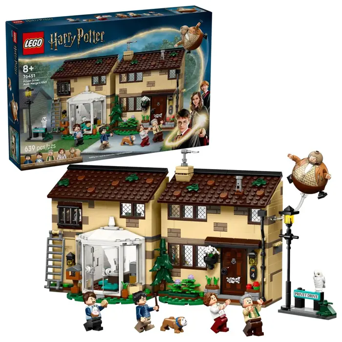 LEGO HARRY POTTER 76451 Privet Drive: Aunt Marge's Visit