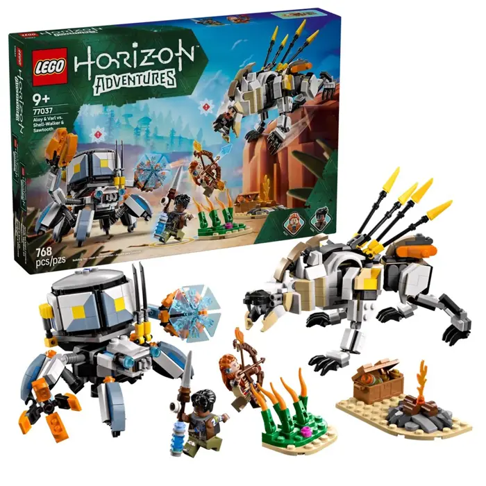 LEGO HORIZON 77037 Aloy & Varl vs. Shell-Walker & Sawtooth