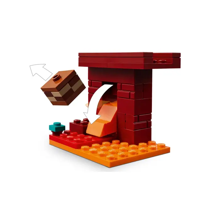 LEGO MINECRAFT 21266 The Nether Lava Battle