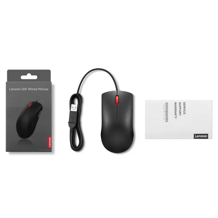 Lenovo 120 Wired Mouse GY51L52636