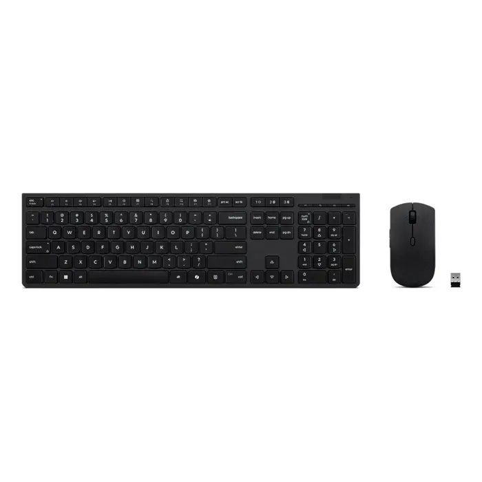 Lenovo 4X31R64328 keyboard Mouse included Office RF Wireless + Bluetooth German Black