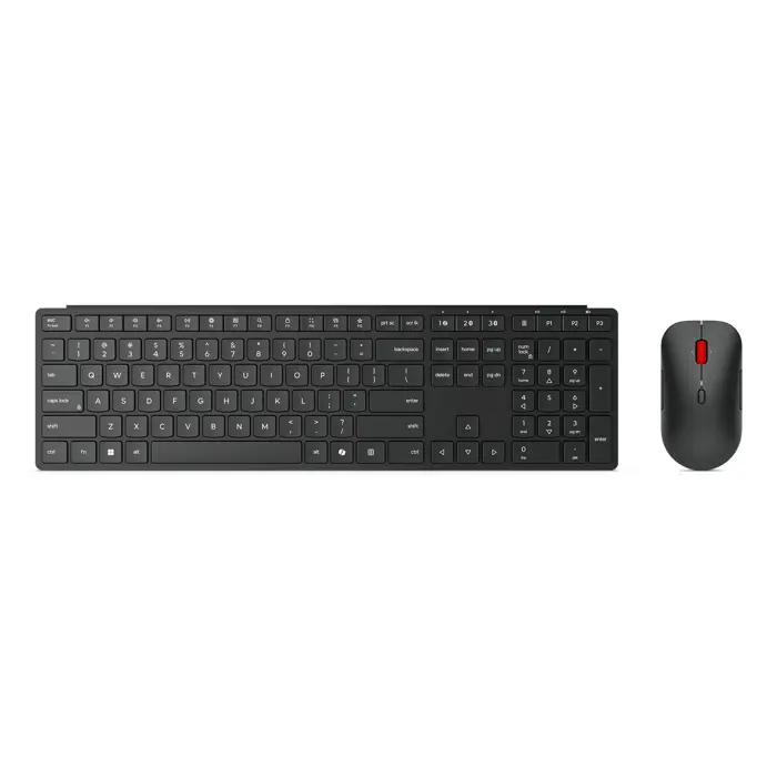 Lenovo 4X31S04814 keyboard Mouse included Office RF Wireless + Bluetooth German Black