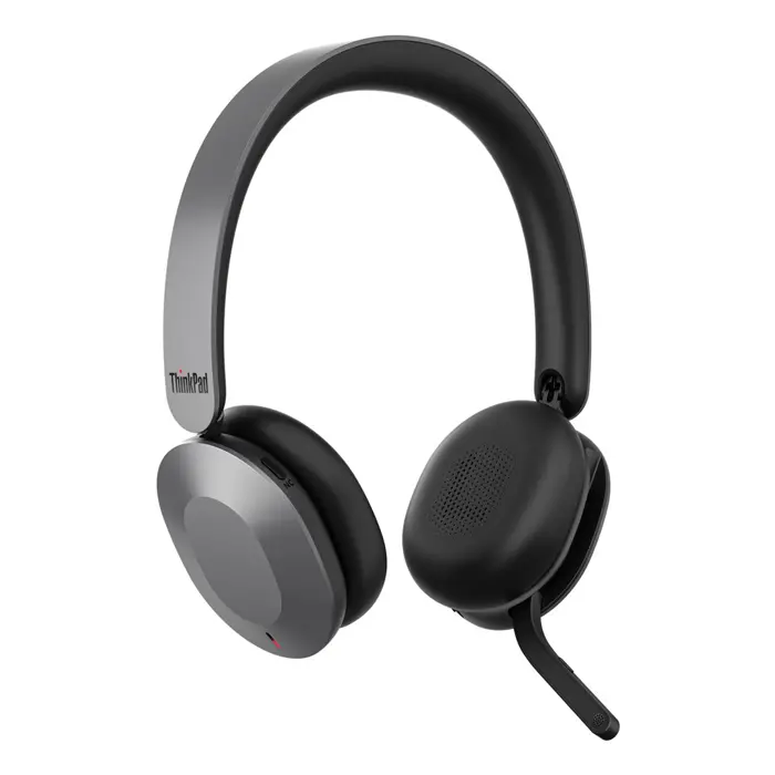 Lenovo 4XD1V23301 headphones/headset Wired & Wireless Head-band Office/Call center USB Type-C Bluetooth Grey
