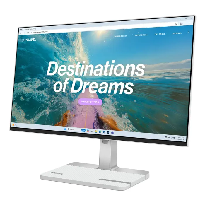 Lenovo L24D-4C computer monitor 60.5 cm (23.8") 1920 x 1080 pixels Full HD LCD Grey
