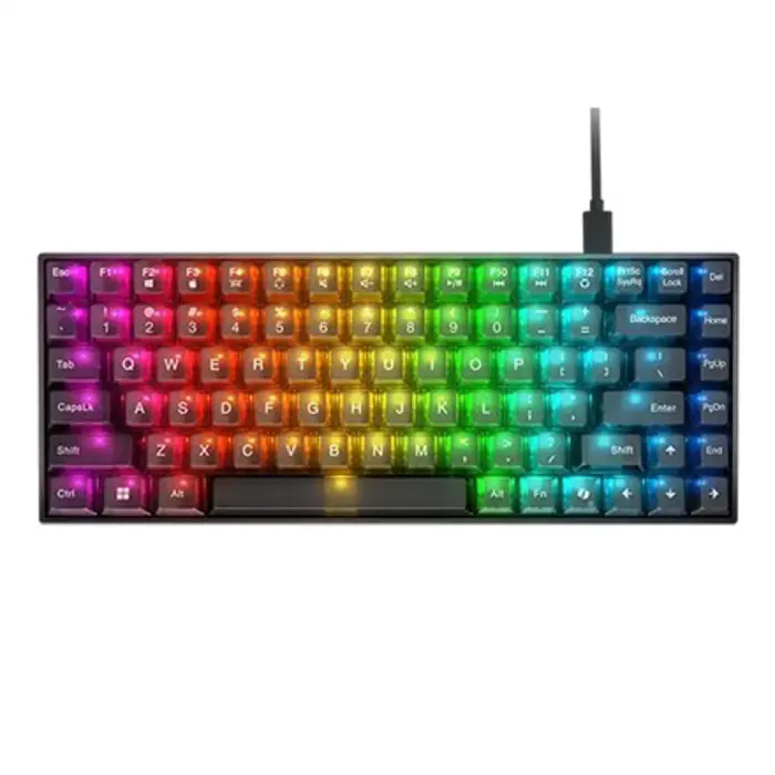Lenovo Legion K510 Mini Pro keyboard Gaming USB US English Black, Transparent