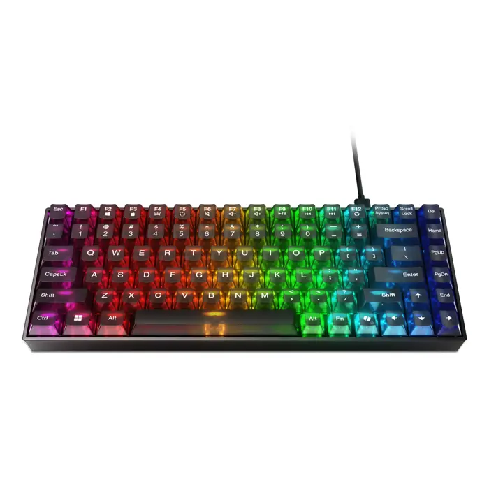 Lenovo Legion K510 Mini Pro keyboard Gaming USB US English Black, Transparent