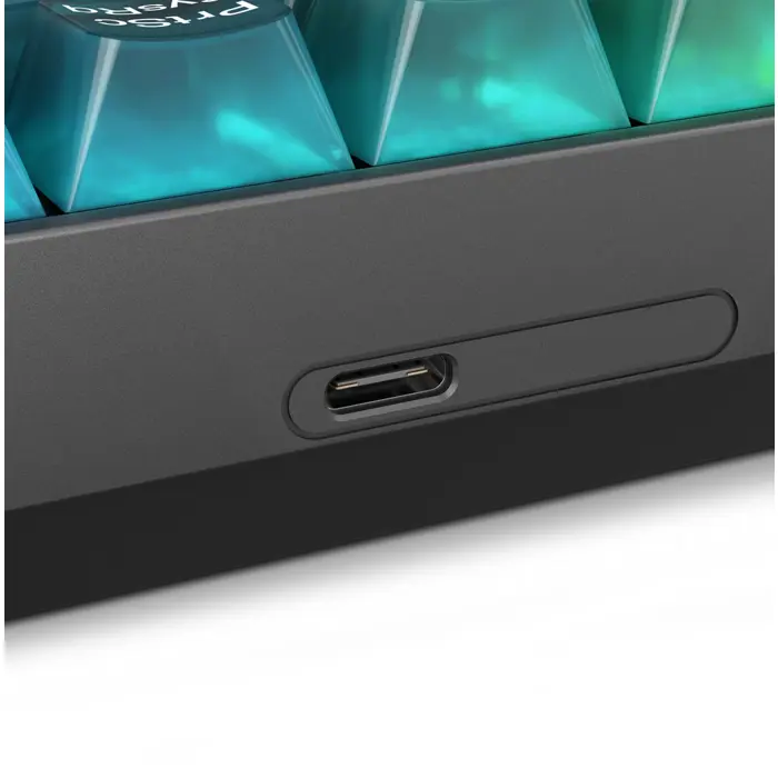 Lenovo Legion K510 Mini Pro keyboard Gaming USB US English Black, Transparent