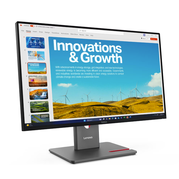 Lenovo P24QD-40 QHD IPS, HDMI, DP, USB-C, pivot