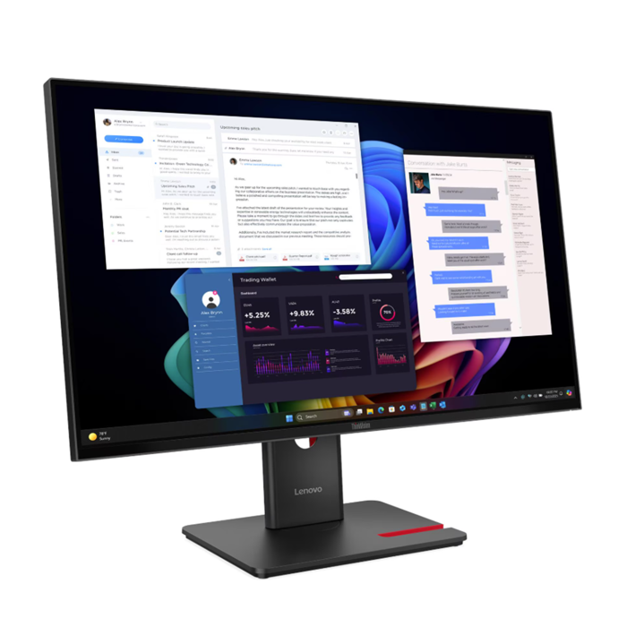 Lenovo T27UD-40 UHD IPS, HDMI, DP, USB-C, pivot