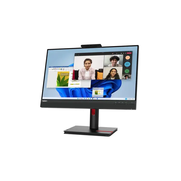Lenovo ThinkCentre Tiny-In-One 24 LED display 60.5 cm (23.8") 1920 x 1080 pixels Full HD Touchscreen Black