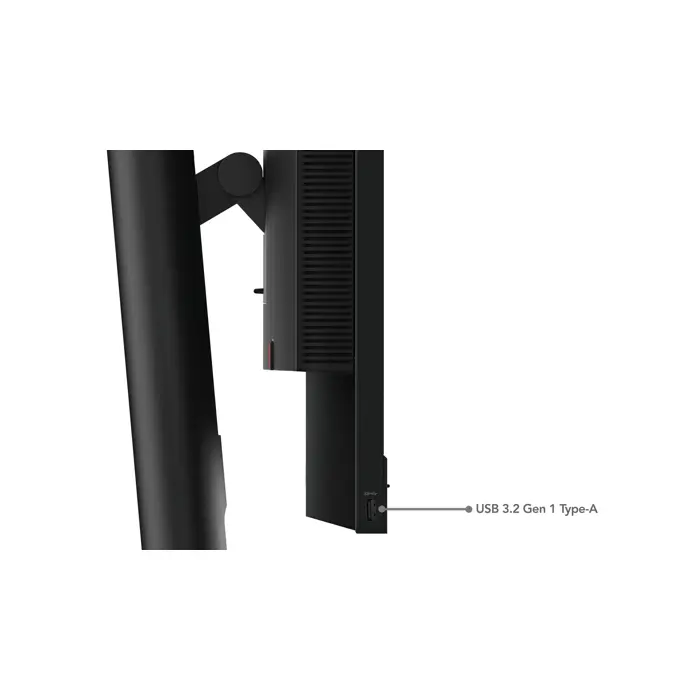 Lenovo ThinkCentre Tiny-In-One 24 LED display 60.5 cm (23.8") 1920 x 1080 pixels Full HD Touchscreen Black