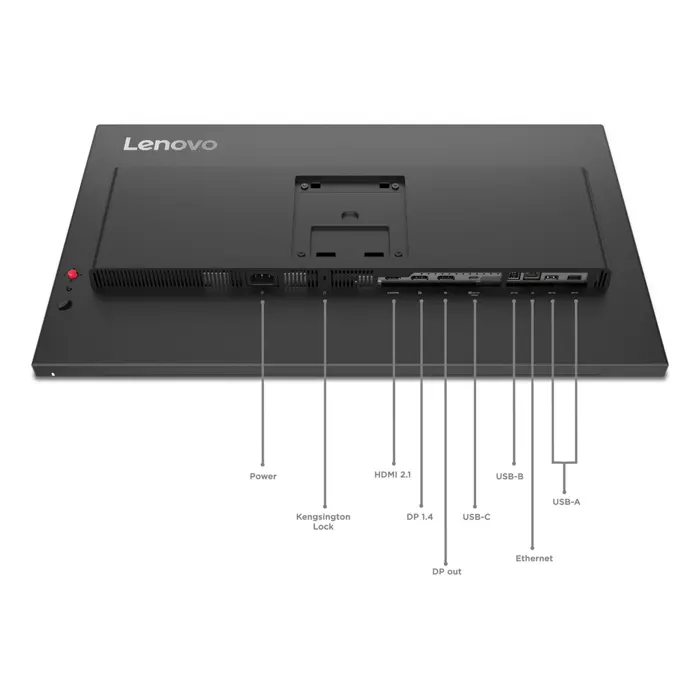 Lenovo ThinkVision P27QD-40 LED display 68.6 cm (27") 2560 x 1440 pixels Wide Quad HD Black