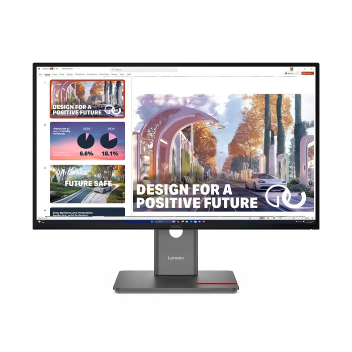Lenovo ThinkVision P27QD-40 LED display 68.6 cm (27") 2560 x 1440 pixels Wide Quad HD Black