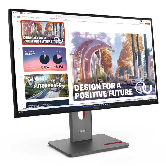Lenovo ThinkVision P27QD-40 LED display 68.6 cm (27") 2560 x 1440 pixels Wide Quad HD Black