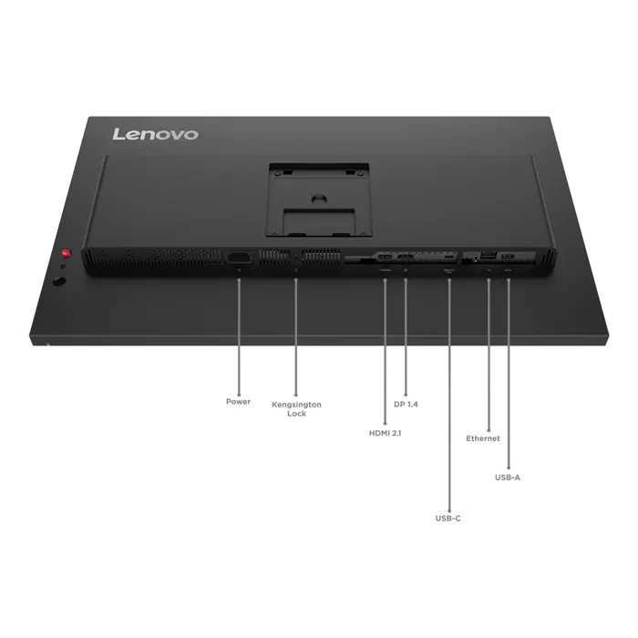 Lenovo ThinkVision T27UD-40 LED display 68.6 cm (27") 3840 x 2160 pixels 4K Ultra HD LCD Black
