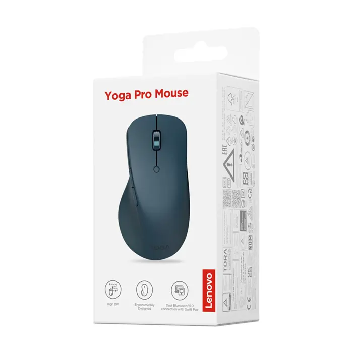 Lenovo Yoga Pro P mouse Gaming Right-hand Bluetooth Optical 2400 DPI