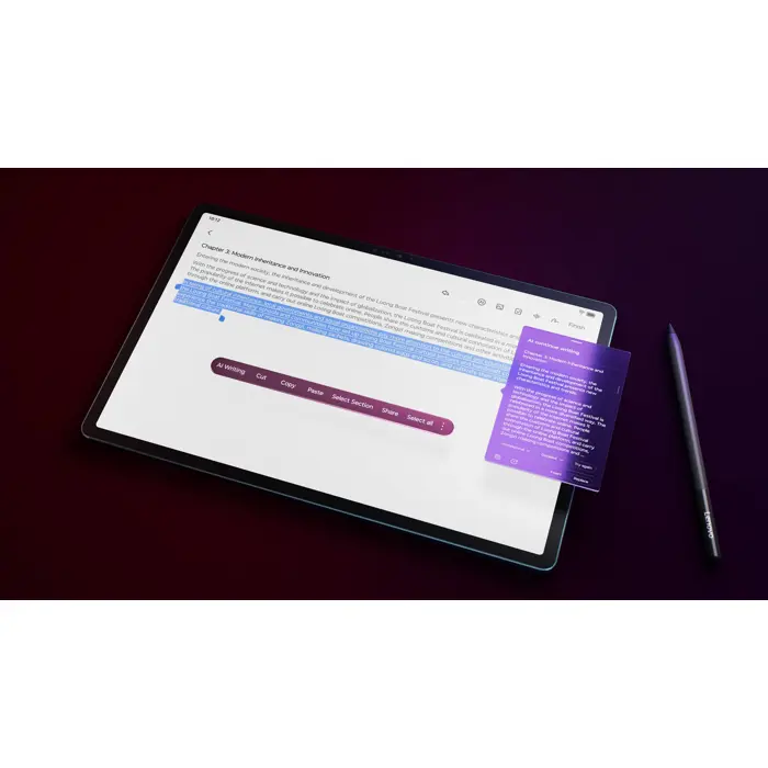 Lenovo Yoga Tab Plus Snapdragon 256 GB 32.3 cm (12.7") 16 GB Wi-Fi 7 (802.11be) Android 14 Teal