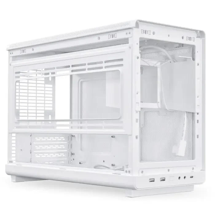 Lian Li DAN Cases A3-mATX Wood Edition PC-Gehäuse, Micro-ATX - Buche, white-A3- MATX-WD WHITE