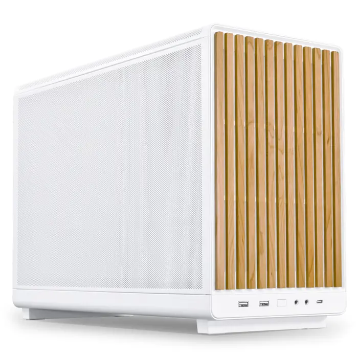 Lian Li DAN Cases A3-mATX Wood Edition PC-Gehäuse, Micro-ATX - Buche, white-A3- MATX-WD WHITE