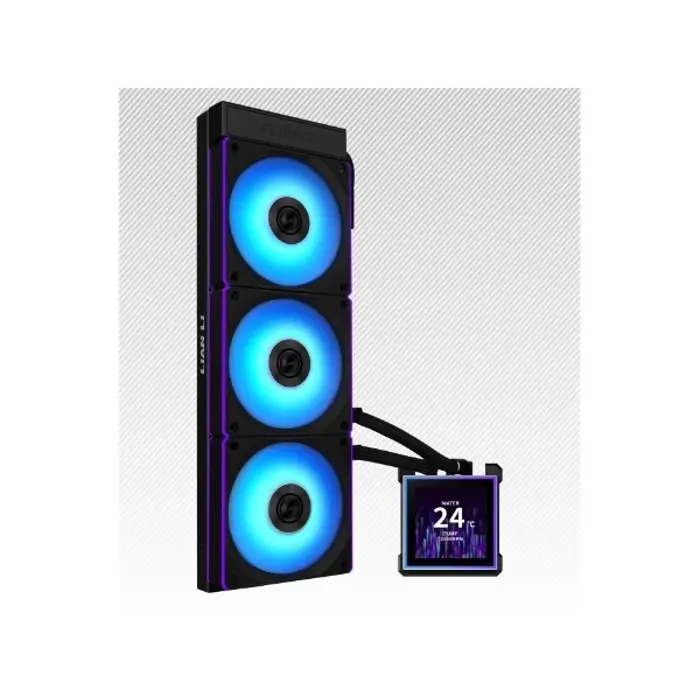 Lian Li HydroShift II LCD-S 360 CL Processor Liquid cooling kit 12 cm Black 1 pc(s)