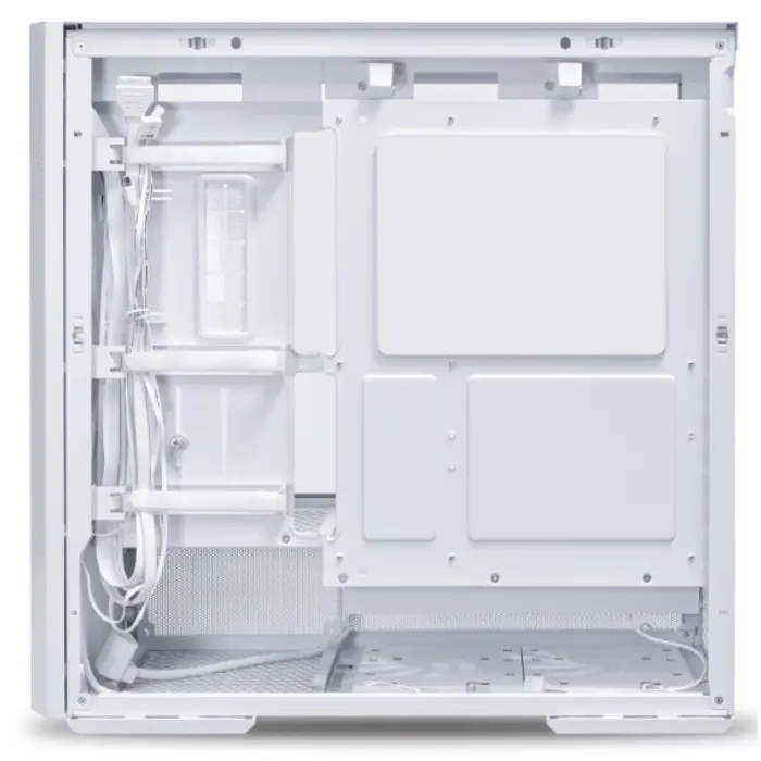 Lian Li LANCOOL 207 PC Case, Midi-Tower, ATX, Tempered Glass - white