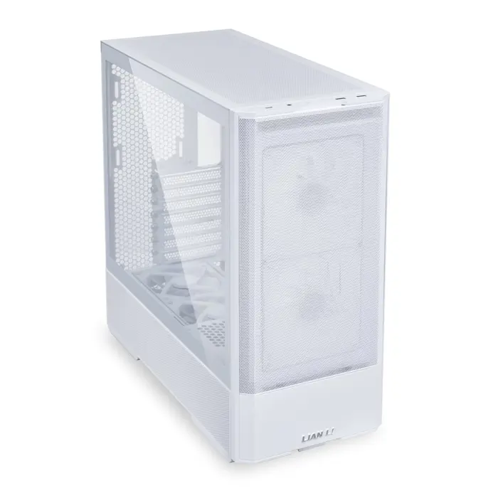 Lian Li LANCOOL 207 PC Case, Midi-Tower, ATX, Tempered Glass - white