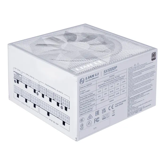 Lian Li SX1000P power supply unit 1000 W 20+4 pin ATX ATX White