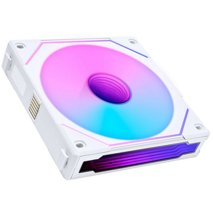 Lian Li UNI FAN SL-INF 120 ARGB Reverse Blade PWM Fan - 120mm, White UF-RSLIN120-1W