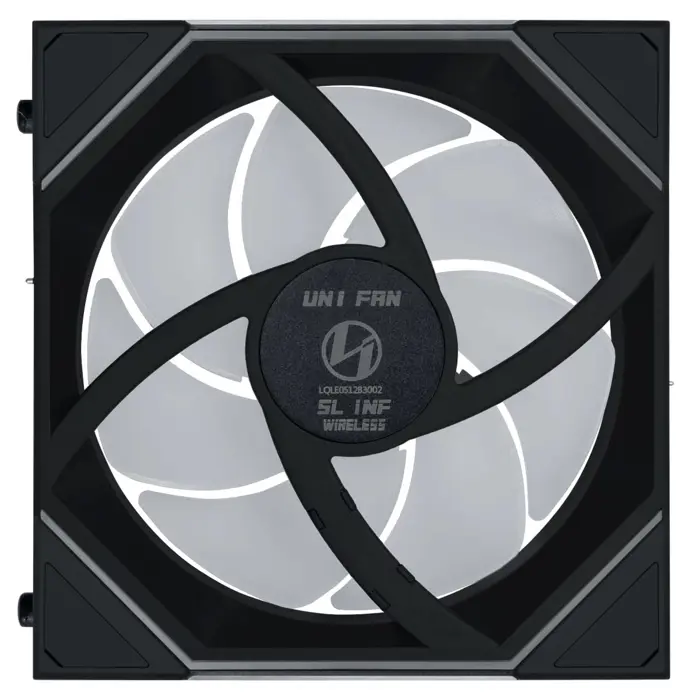 Lian Li UNI FAN SL-INF Wireless Lüfter, ARGB, PWM - 3er-Pack, mit Controller, 120mm, black-12SLIN1W3B