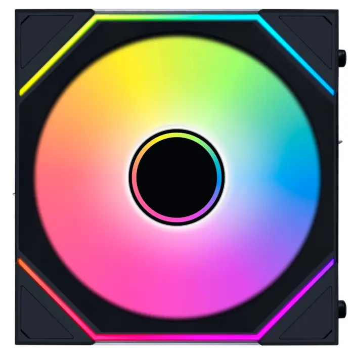 Lian Li UNI FAN SL-INF Wireless Lüfter, ARGB, PWM - 3er-Pack, mit Controller, Reverse-Blade, 120mm, black-12RSLIN1W3B