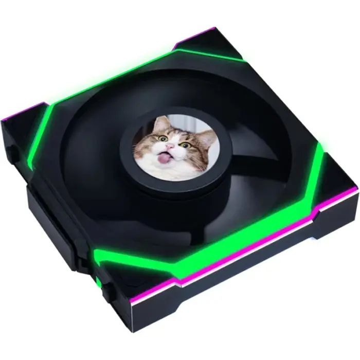 Lian Li UNI FAN SL Wireless LCD Fan, ARGB, PWM - Reverse Blade, 120 mm, black