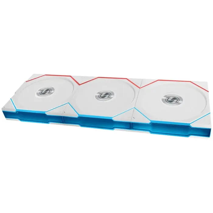 Lian Li UNI FAN TL Wireless Lüfter, ARGB, PWM, 3er-Pack - 120 mm, white Lian Li UNI FAN TL Wireless Lüfter, ARGB, PWM, 3er-Pack - 120 mm, white-12TL1W3W