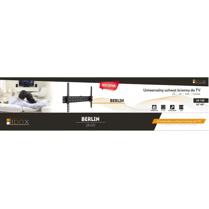 Libox LB-120 TV mount 2.16 m (85") Black