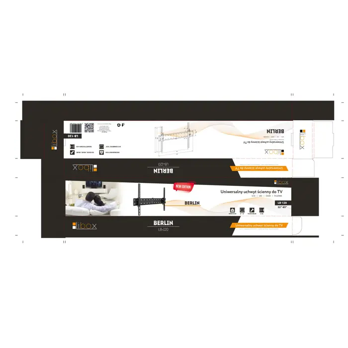 Libox LB-120 TV mount 2.16 m (85") Black