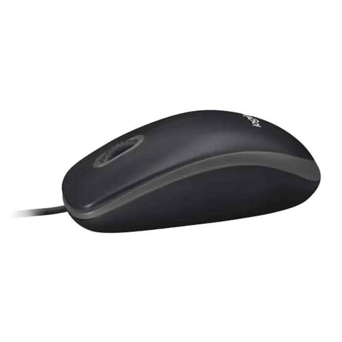Logitech B100 optički miš, USB, crni (910-003357)